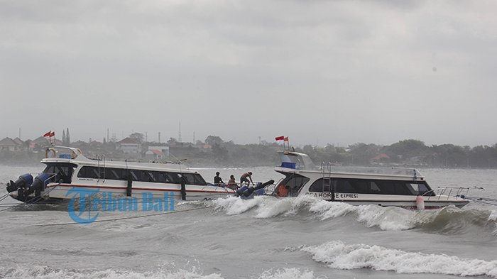 Storm In Penida Harbor