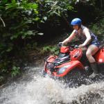 Action While Ride ATV On The River - Bali Rafting + Bali ATV Ride