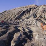 The Stairs To The Top Of Mount Bromo