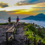Sunrise on top mount Batur - Mount Batur Trekking + Bali Rafting