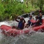 Action on the river - Bali Zipline + Bali Rafting