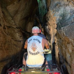 Atv track on the long tunnel - Kuber Bali Adventure