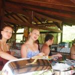 Alam Rafting - Buffet lunch menu