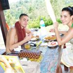 Alam Rafting - Having lunch