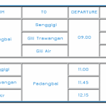 Fast Boat Gili Schedule
