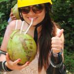 Had A Young Coconut - Bali Cycling + Bali Rafting